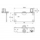J6 FURNITURE FITTING SET FOR SLIDING DOOR CABINET SLIDING DOORS m.006 / 50kg